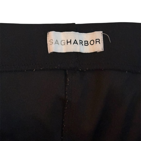 Sag Harbor Black Straight Leg Pants - Picture 4 of 4